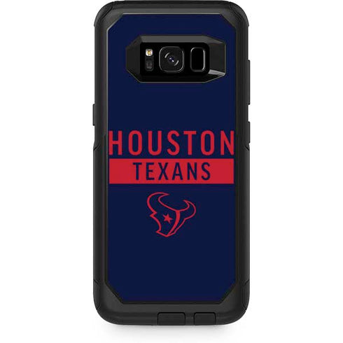 NFL Houston Texans Blue Performance Series Otterbox Commuter Galaxy Skin