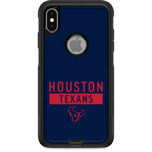 NFL Houston Texans Blue Performance Series Otterbox Commuter iPhone Skin