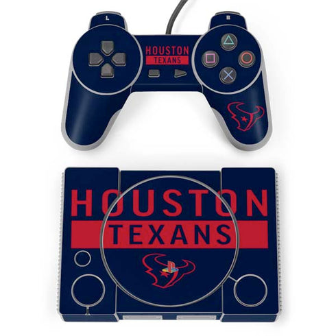 NFL Houston Texans Blue Performance Series PlayStation Classic Bundle Skin