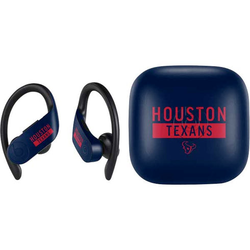 NFL Houston Texans Blue Performance Series PowerBeats Pro Skin