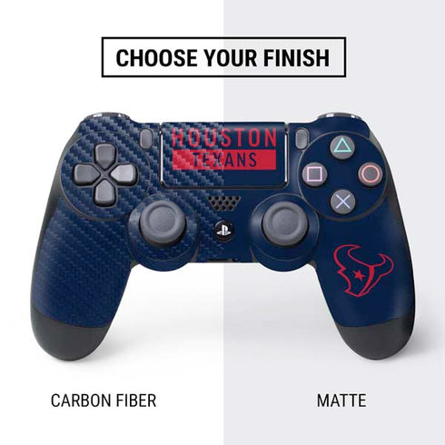 NFL Houston Texans Blue Performance Series PS4 Controller Skin