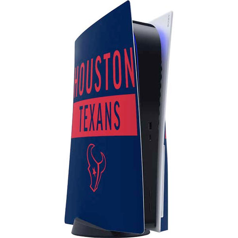 NFL Houston Texans Blue Performance Series PS5 Console Skin