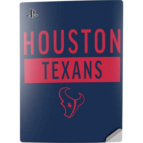 NFL Houston Texans Blue Performance Series PS5 Digital Edition Console Skin