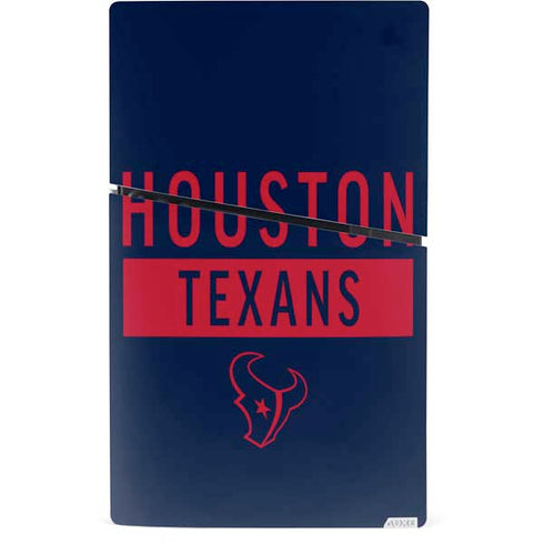 NFL Houston Texans Blue Performance Series PS5 Slim Digital Edition Bundle Skin