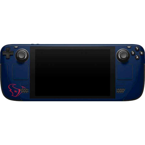 NFL Houston Texans Blue Performance Series Steam Deck Handheld Gaming Computer Skin