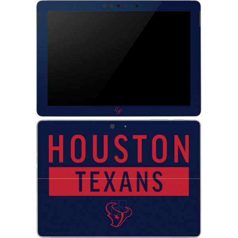 NFL Houston Texans Blue Performance Series Surface Go Skin