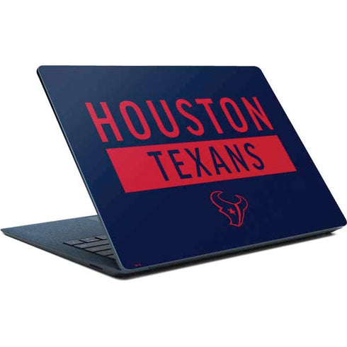 NFL Houston Texans Blue Performance Series Surface Laptop Skin
