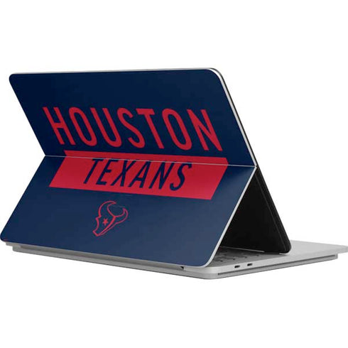 NFL Houston Texans Blue Performance Series Surface Laptop Studio Skin