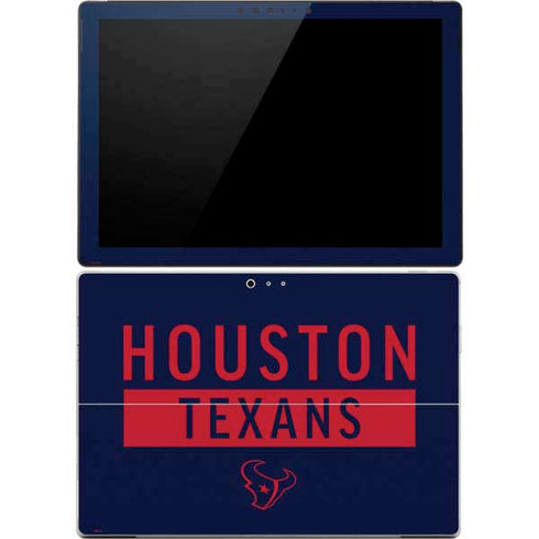 NFL Houston Texans Blue Performance Series Surface Pro 4 Skin