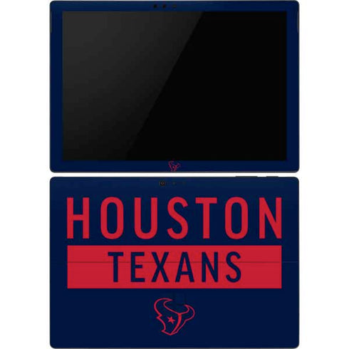 NFL Houston Texans Blue Performance Series Surface Pro 6 Skin
