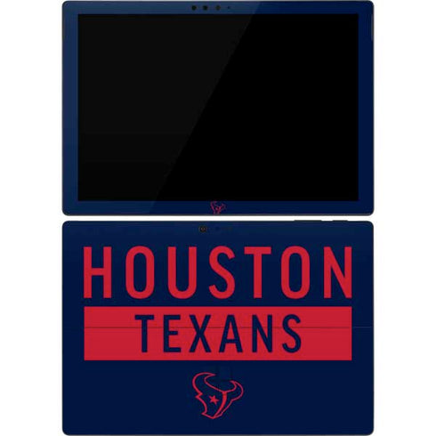 NFL Houston Texans Blue Performance Series Surface Pro 7 Skin