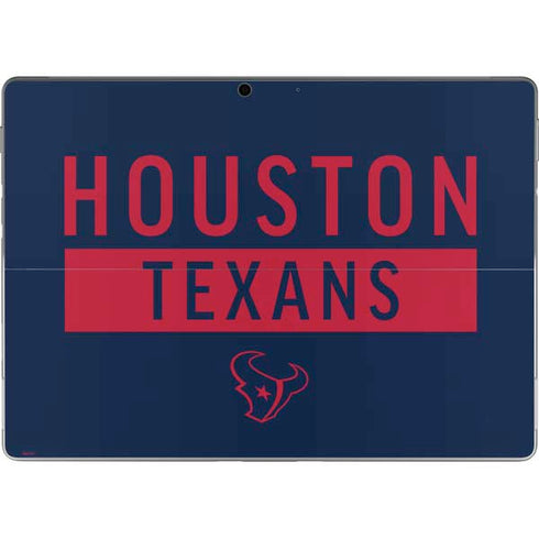 NFL Houston Texans Blue Performance Series Surface Pro 8 Skin
