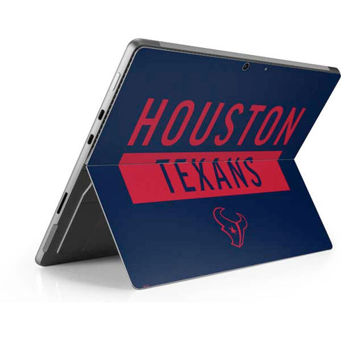 NFL Houston Texans Blue Performance Series Surface Pro 8 Skin