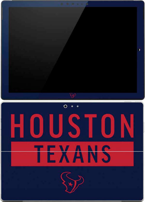 NFL Houston Texans Blue Performance Series Surface Pro (2017) Skin