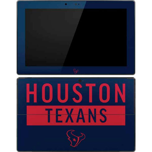 NFL Houston Texans Blue Performance Series Surface Pro Tablet Skin