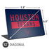 NFL Houston Texans Blue Performance Series Universal Laptop 12in (9.8 x 6.8in) Skin