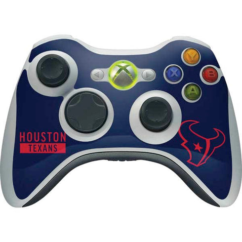 NFL Houston Texans Blue Performance Series Xbox 360 Wireless Controller Skin