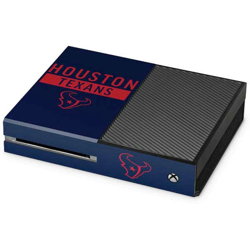 NFL Houston Texans Blue Performance Series Xbox One Console Skin