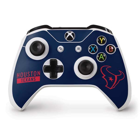 NFL Houston Texans Blue Performance Series Xbox One S Controller Skin