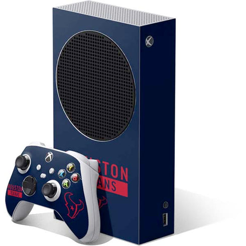 NFL Houston Texans Blue Performance Series Xbox Series S Skins