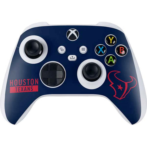 NFL Houston Texans Blue Performance Series Xbox Series S Controller Skin