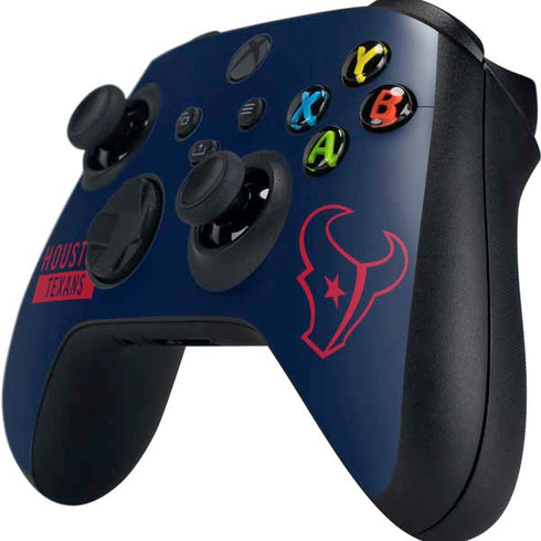 NFL Houston Texans Blue Performance Series Xbox Series X Controller Skin