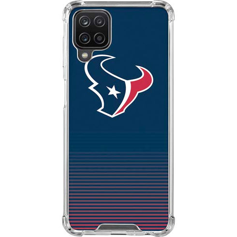 NFL Houston Texans Breakaway Galaxy A12 Clear Case