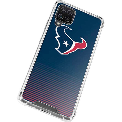 NFL Houston Texans Breakaway Galaxy A12 Clear Case