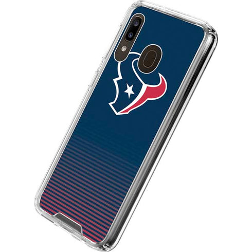 NFL Houston Texans Breakaway Galaxy A30 Clear Case
