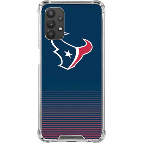 NFL Houston Texans Breakaway Galaxy A32 5G Clear Case