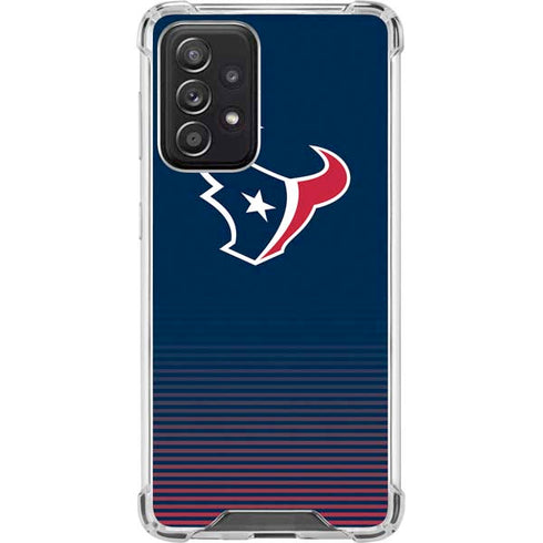 NFL Houston Texans Breakaway Galaxy A52 5G Clear Case