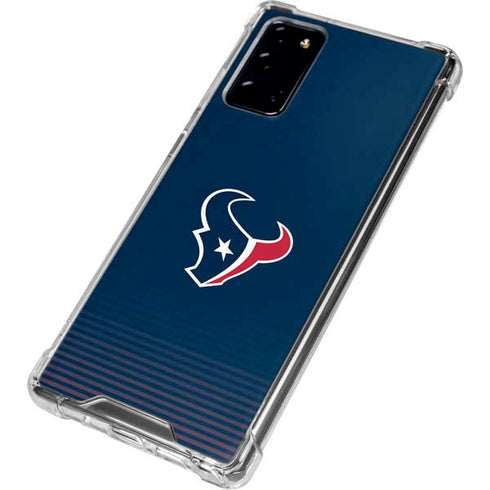 NFL Houston Texans Breakaway Galaxy Note20 5G Clear Case