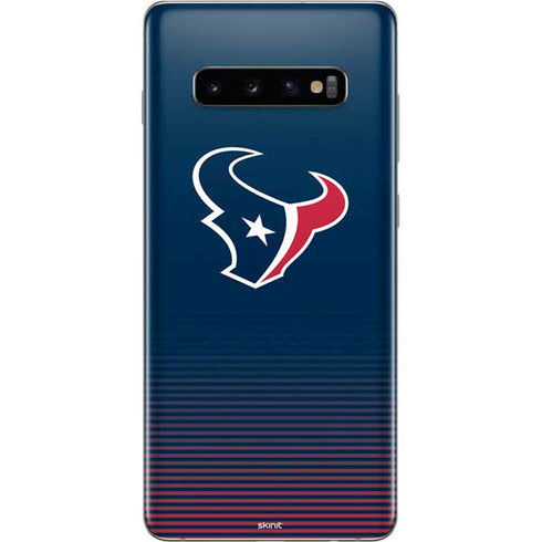 NFL Houston Texans Breakaway Galaxy S10 Plus Skin