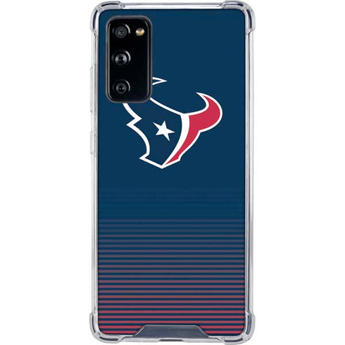NFL Houston Texans Breakaway Galaxy S20 FE Clear Case