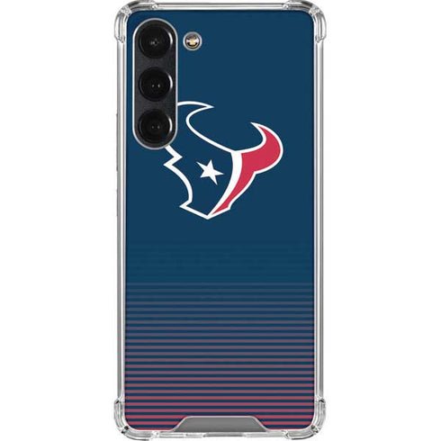 NFL Houston Texans Breakaway Galaxy S23 Plus Clear Case