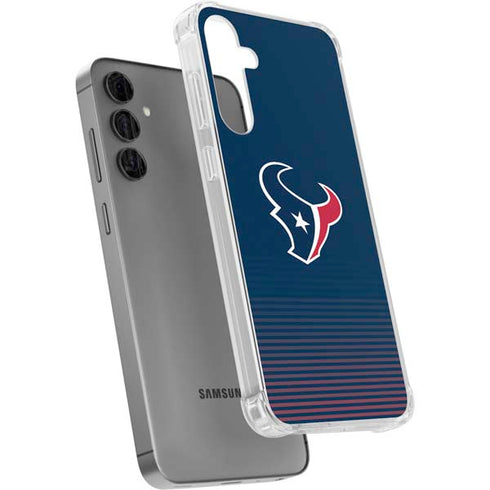 NFL Houston Texans Breakaway Galaxy S24 Plus Clear Case