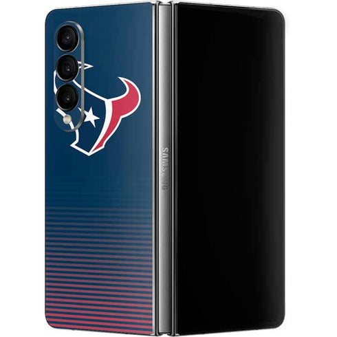 NFL Houston Texans Breakaway Galaxy Z Fold4 5G Skin