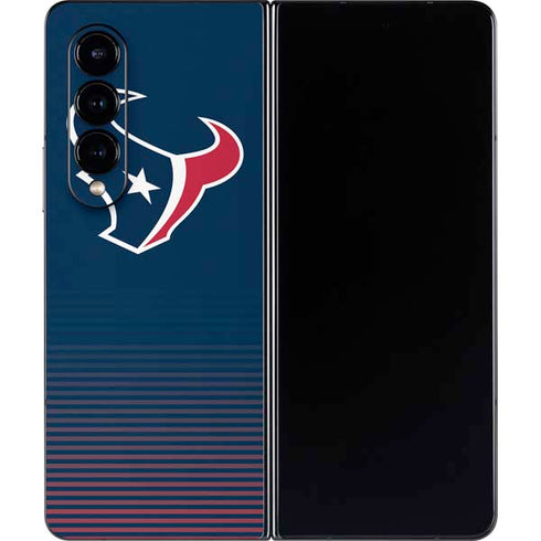 NFL Houston Texans Breakaway Galaxy Z Fold4 5G Skin
