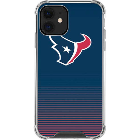 NFL Houston Texans Breakaway iPhone 12 Mini Clear Case