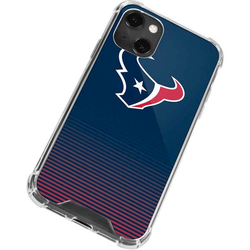 NFL Houston Texans Breakaway iPhone 13 Mini Clear Case