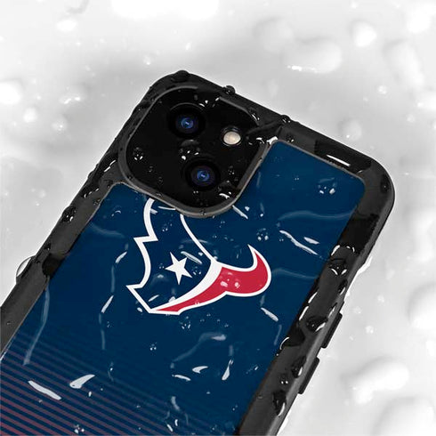 NFL Houston Texans Breakaway iPhone 13 Mini Waterproof Case