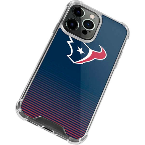 NFL Houston Texans Breakaway iPhone 13 Pro Clear Case