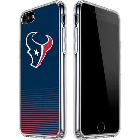 NFL Houston Texans Breakaway iPhone SE (2nd & 3rd Gen) Clear Case