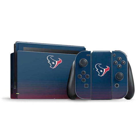 NFL Houston Texans Breakaway Nintendo Switch Bundle Skin