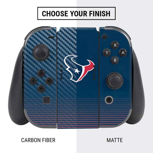 NFL Houston Texans Breakaway Nintendo Switch Bundle Skin