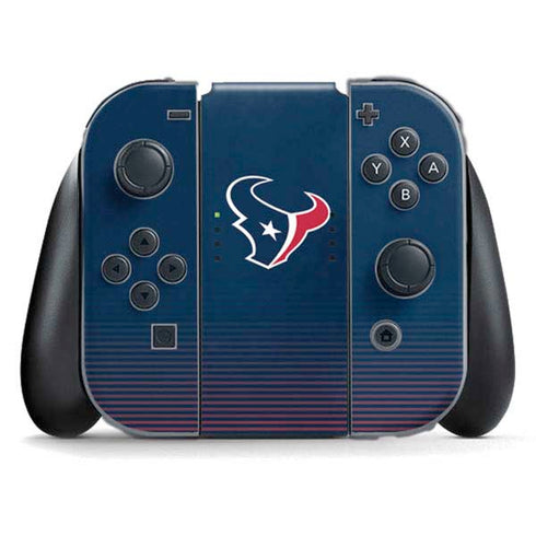 NFL Houston Texans Breakaway Nintendo Switch (2017-2021) Joy-Con Controller Skin