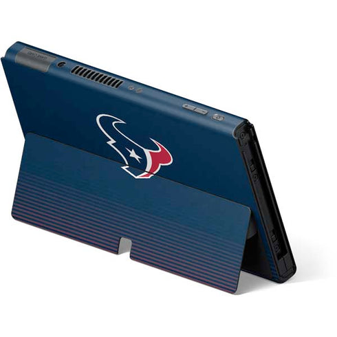 NFL Houston Texans Breakaway Nintendo Switch OLED (2021) Skin