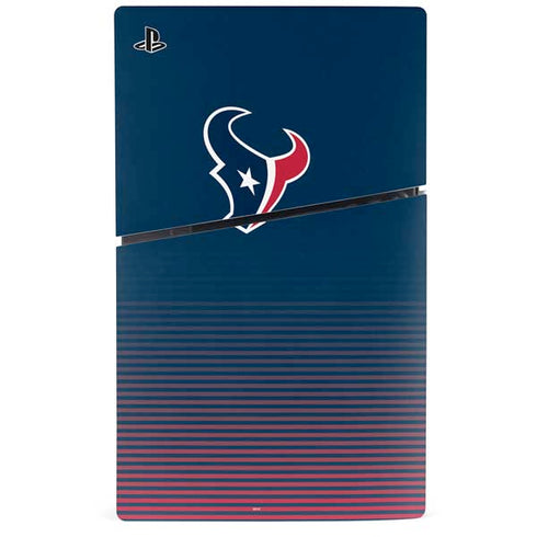 NFL Houston Texans Breakaway PS5 Slim Disk Console Skin