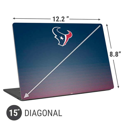 NFL Houston Texans Breakaway Universal Laptop 15in (12.2 x 8.8in) Skin