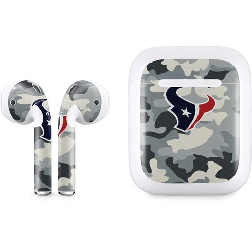 NFL Houston Texans Camo Apple AirPods Skin
